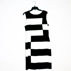 White House Black Market Black & White Dress